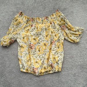 BRAND NEW - Joie Floral Off the Shoulder Blouse